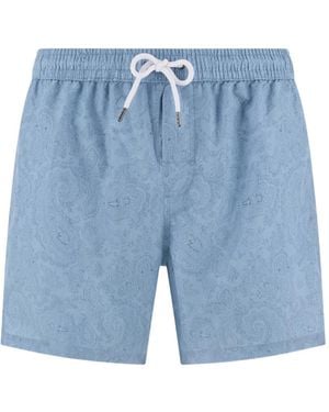 BOGGI Paisley-Print Swimsuit - Blue