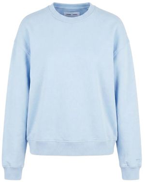 Samsøe & Samsøe Sudadera Con Cuello Redondo - Azul