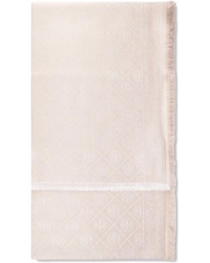 Tory Burch Sciarpa Con Frange - Neutro