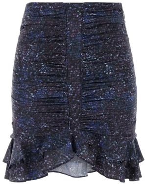 Isabel Marant Milendi Mini Skirt - Blue