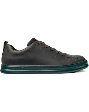 Camper Runner Four Perforated-Detail Lace-Up Trainers - Black