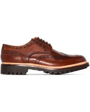 Grenson Deep Tan Archie Brogue - Brown