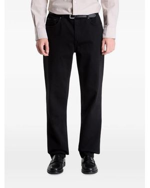 GANT Clean Wash Straight-Leg Jeans - Black