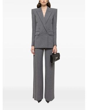 Nissa Pantalon Palazzo À Taille Haute - Grey