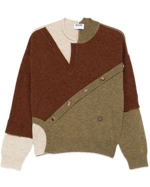Moschino Shetland Wool Pullover - Brown