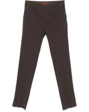ZEGNA Stretch-Design Chino Trousers - Grey