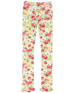 Acne Studios Floral Trousers - White