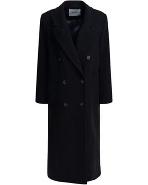 IVY & OAK Double-Breasted Coat - Black