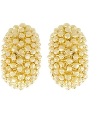 Paola Sighinolfi 18Kt Vergoldete Simone Ohrringe - Mettallic