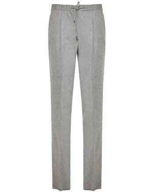 Enrico Mandelli Hose Mit Kordelzug - Grau