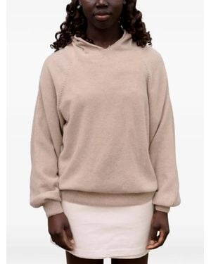 Baserange Soar Merino Wool Hooded - Natural