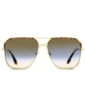 Victoria Beckham Vb 212S Square-Frame Sunglasses - Metallic