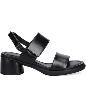Ecco 35Mm Double-Strap Sandals - Black
