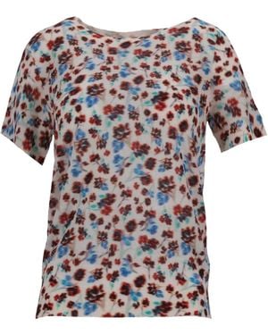 Paul Smith T-Shirt mit Blumenmuster - Weiß