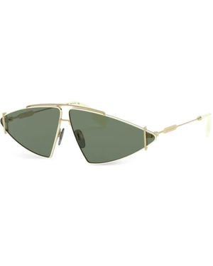 Burberry Geometric-Frame Sunglasses - Green