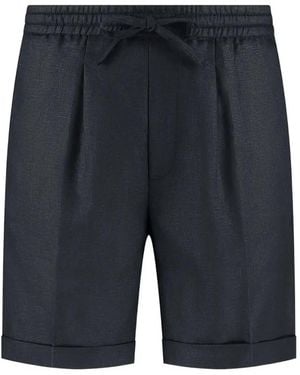 Aurélien Seaside Drawstring-Waist Shorts - Blue