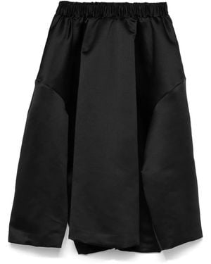 COMME DES GARÇON BLACK パネル スカート - ブラック