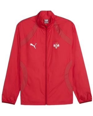 PUMA Serbia 2024-25 Pre-Match Jacket - Red