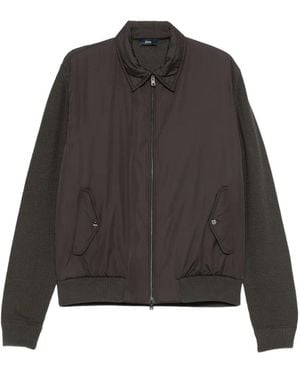 Herno Panelled Jacket - Black