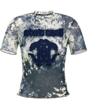 Roberto Cavalli Appaloosa-Print T-Shirt - Blue