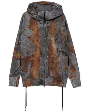 D HYGEN Printed Jacket - Brown