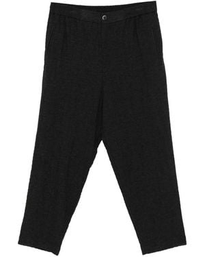 Barena Textured Pants - Black