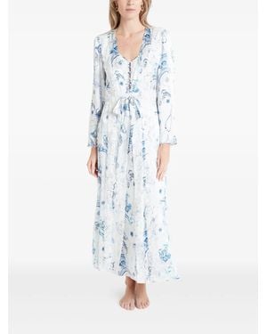 Temperley London Aphrodite ローブ - ブルー