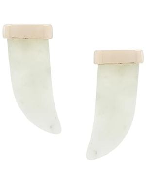 Iosselliani Pendientes Elegua Con Diseño De Cuerno - Multicolor