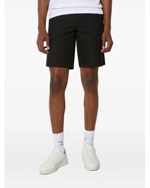Lacoste Logo-Patch Shorts - Black
