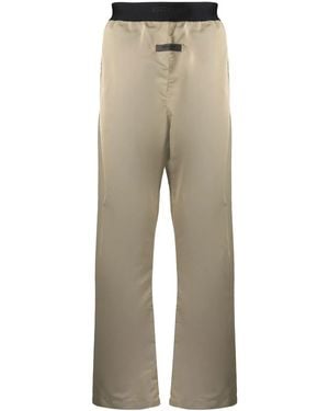 Fear Of God Contrast-Waist Technical Track Trousers - Natural