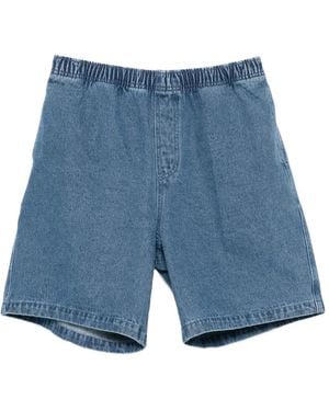 Obey Easy Elastic-Waistband Shorts - Blue