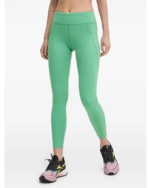 Reebok Logo-Detail Leggings - Green