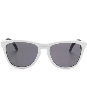 Oakley Runde Frogskins Hybrid Sonnenbrille - Grau
