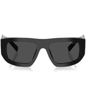 Prada Logo-Detail Sunglasses - Black