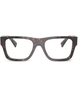 Prada Lunettes De Vue À Monture Carrée - Marron