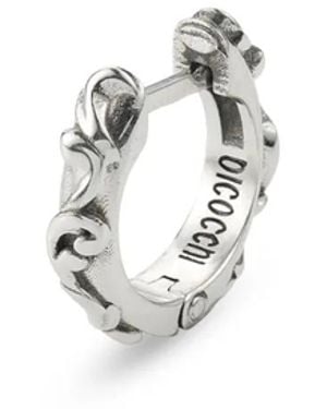 Emanuele Bicocchi Arabesque Hoop Earrings - White