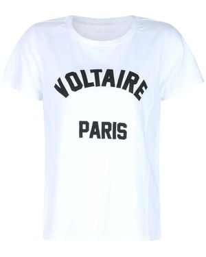 Zadig & Voltaire Logo-Patch T-Shirt - Blue