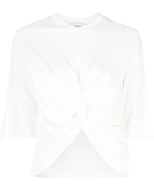 Ambush Short-Sleeved Gathered T-Shirt - White
