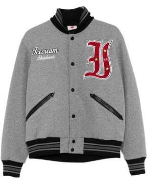 ICECREAM ボタンジャケット - グレー