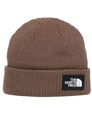 The North Face Ribbed-Knit Beanie - Brown