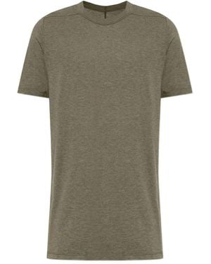 Rick Owens Round-Neck Short-Sleeve T-Shirt - Green