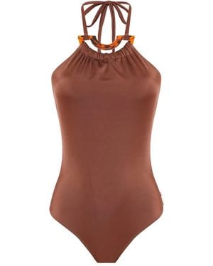 Brigitte Bardot Costume Intero Alanis - Marrone