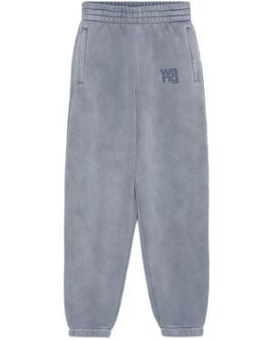 Alexander Wang Logo-Embroidered Joggers - Grey