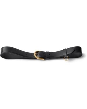 Prada Cinturón De Piel - Blanco