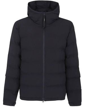 Aspesi フーデッド パデッドジャケット - ブルー
