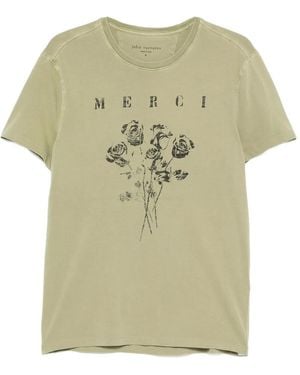 John Varvatos T-Shirt À Imprimé Graphique - Vert