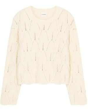 Closed Pullover Mit Rundhalsausschnitt - Weiß