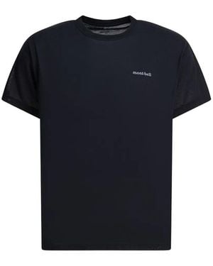 Montbell Logo-Print T-Shirt - Black