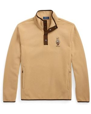Polo Ralph Lauren Polo Bear ハーフジップ スウェットシャツ - ナチュラル