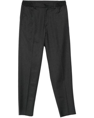 Tagliatore Tailored Elasticated-Waistband Pants - Black